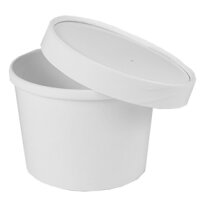 STARPAK Suppenbecher "To Go", Pappe, weiss, 500 ml