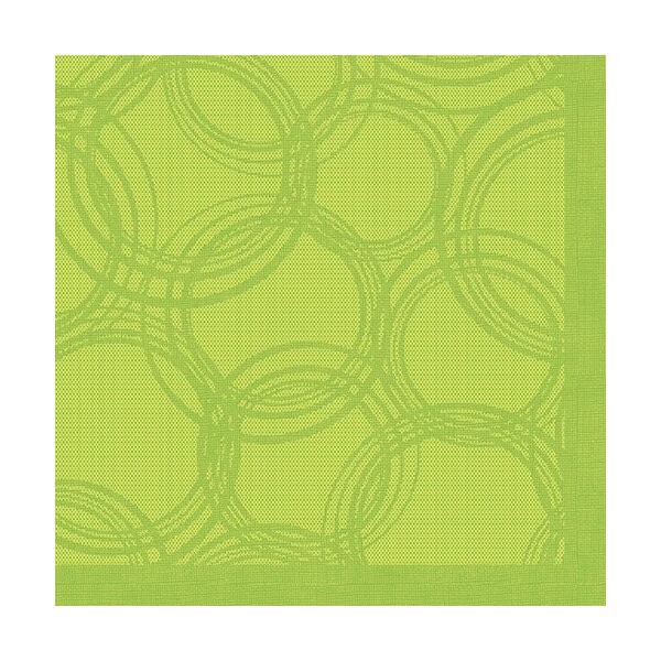 PAPSTAR Serviette ROYAL Collection Bubbles, vert citron