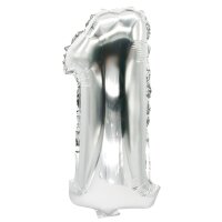 PAPSTAR Ballon en film Chiffres, chiffre: 0, argent