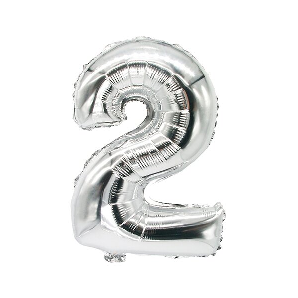PAPSTAR Folienballon "Zahlen", Ziffer: 3, silber