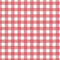 PAPSTAR Serviette ROYAL Collection Vichy, rouge