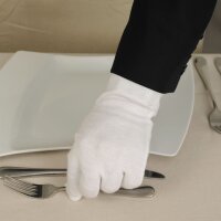 HYGOSTAR Gant en coton Blanc, XL, blanc