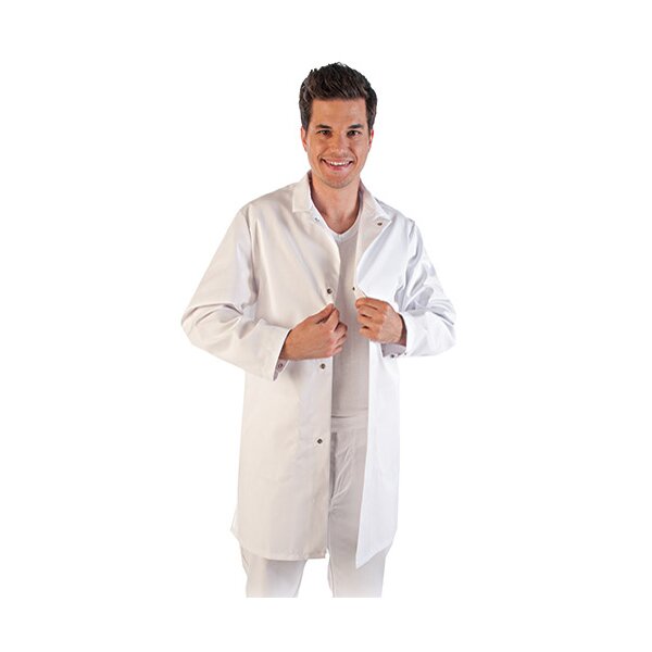 HYGOSTAR Blouse agroalimentaire conforme HACCP, L, blanc