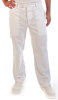HYGOSTAR Pantalon agroalimenatire HACCP, L, blanc