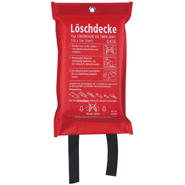 HYGOSTAR Feuerl&ouml;schdecke FIRE PROTECT, DIN EN 1869:2001