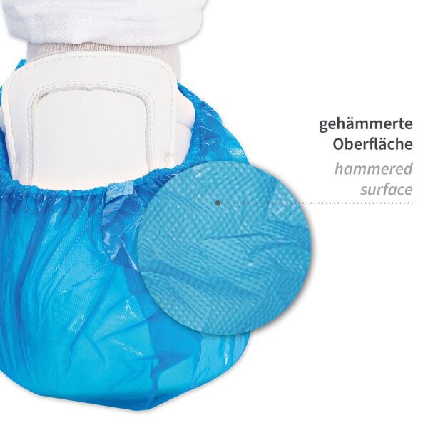 HYGOSTAR CPE-Überschuh "HYGOMAT", blau, Stärke: 0,06 mm