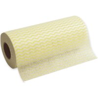 HYGOCLEAN Torchon & chiffon de nettoyage, sur rouleau, rouge