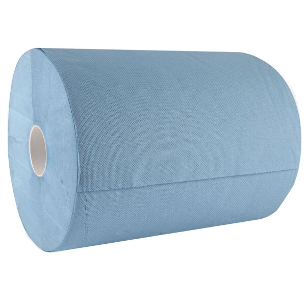 HYGOCLEAN Putzrolle, 3-lagig, blau, 380 x 350 mm, 350 m