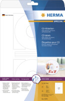 HERMA CD DVD-Etiketten SPECIAL, Durchmesser: 116 mm, weiss