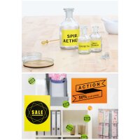 HERMA Etiquette universelle SPECIAL, rond, 60 mm, jaune fluo