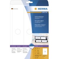 HERMA Etiquette dos de classeur SPECIAL, 63 x 297 mm, blanc