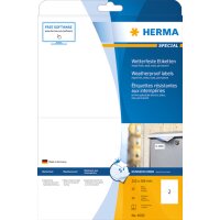 HERMA Wetterfeste Inkjet Folien-Etiketten, 63,5 x 29,6 mm
