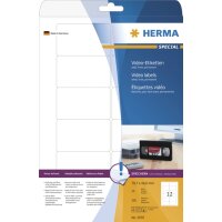 HERMA Video-Etiketten SPECIAL, 78,7 x 46,6 mm, weiss