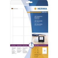 HERMA ZIP-Disketten-Etiketten SPECIAL, 59 x 50 mm, weiss