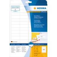 HERMA Korrektur- Abdeck-Etiketten SPECIAL, 105 x 148 mm