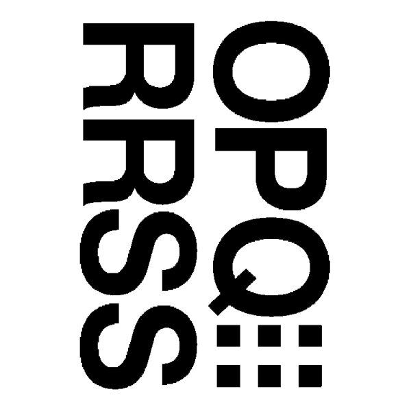 HERMA Sticker alphabétique O-Z, film noir, hauteur 33 mm