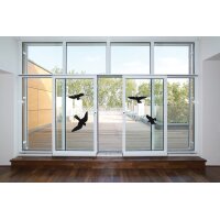 HERMA Etiketten "Warnvögel", Folie, wetterfest, schwarz