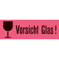 HERMA Hinweisetiketten "Vorsicht Glas", 39 x...