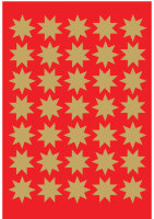 HERMA Weihnachts-Sticker DECOR "Sterne", 15 mm,...