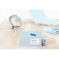 HERMA Textetiketten MIT LUFTPOST, 12 x 40 mm, blau / weiss