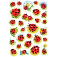 HERMA Sticker DECOR Coccinelles et fleur