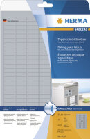 HERMA Typenschild-Etiketten SPECIAL, 45,7 x 21,2 mm, silber