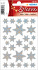 HERMA Weihnachts-Sticker DECOR "Sterne", silber, Holographie