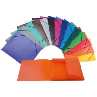 HERMA Eckspannermappe, PP, DIN A3, pink-transluzent