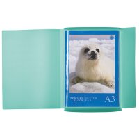 HERMA Eckspannermappe, PP, DIN A3, hellblau-transluzent