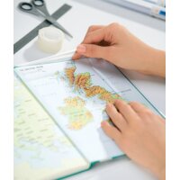 HERMA Film couvre-livres, 400 mm x 50 m, en PP, transparent,