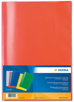HERMA Heftschoner, DIN A4, aus PP, transparent-rot