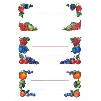 HERMA Étiquette de cuisine Baies diverses, 76 x 35 mm