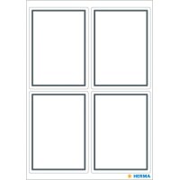 HERMA étiquettes pour livres, forme ovale, rouge /...