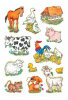 HERMA Sticker DECOR "Bauernhoftiere"
