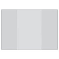 HERMA Etui de poche, PP, double, 0,14 mm, Format: 80 x 113mm