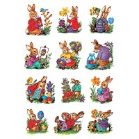 HERMA Stickers de Pâques DECOR Oeufs de Pâques, brillant