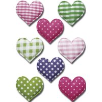 HERMA Sticker MAGIC Coeurs, tissu