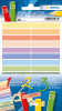 HERMA Etiquettes pour crayons HOME, 46 x 10 mm, couleurs