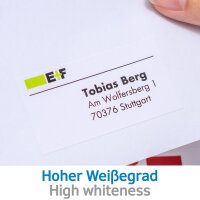 HERMA Universal-Etiketten PREMIUM, 70 x 37 mm, weiss