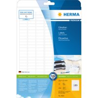HERMA Etiquette universelle PREMIUM, 35,6 x 16,9 mm, blanc