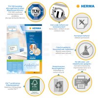 HERMA Étiquette universelle PREMIUM, 63,5 x 46,6 mm, blanc