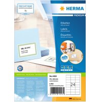 HERMA Universal-Etiketten PREMIUM, 66 x 25,4 mm, weiss