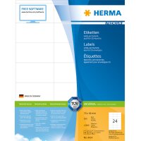 HERMA Universal-Etiketten PREMIUM, 105 x 48 mm, weiss