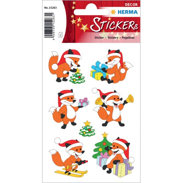 HERMA Weihnachts-Sticker DECOR "Schneem&auml;nner"