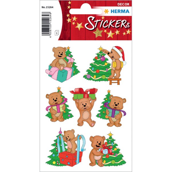 HERMA Weihnachts-Sticker DECOR "Schneem&auml;nner"