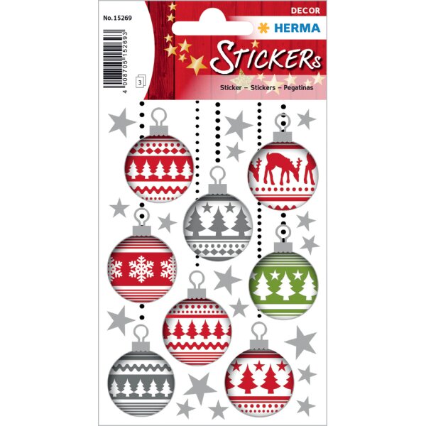 HERMA Weihnachts-Sticker DECOR "Schneem&auml;nner"