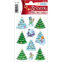 HERMA Weihnachts-Sticker DECOR "Schneemänner"
