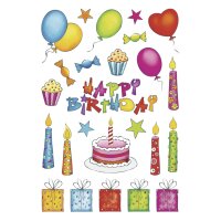 HERMA Geschenke-Sticker DECOR "Happy Birthday"
