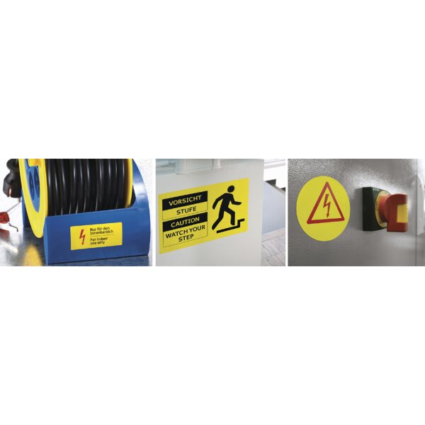 HERMA Etiquette signalétique SPECIAL, 210 x 297 mm, jaune