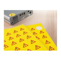 HERMA Signal-Etiketten SPECIAL, 210 x 297 mm, gelb